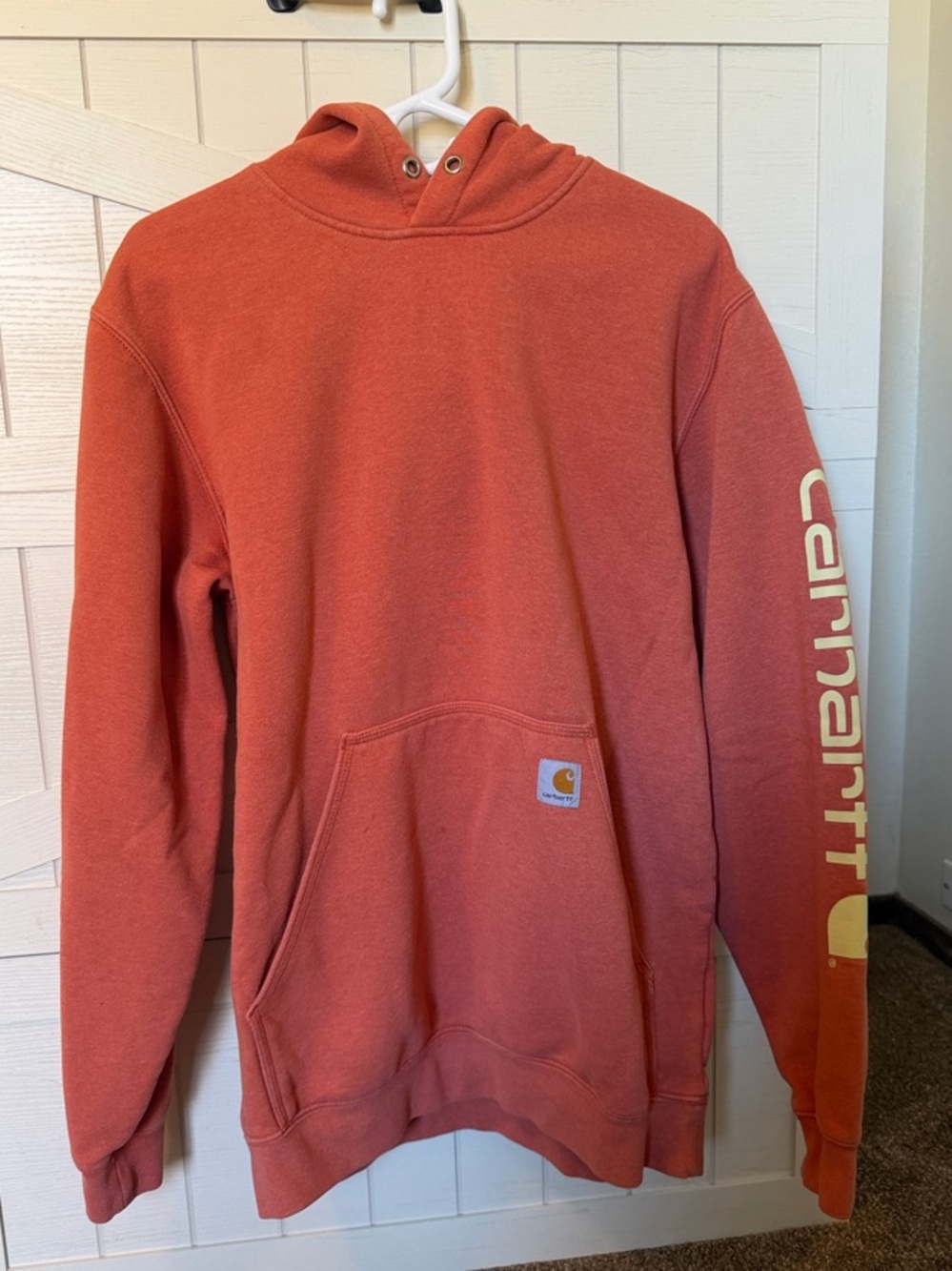 Carhartt Loose Fit Hoodie in Coral